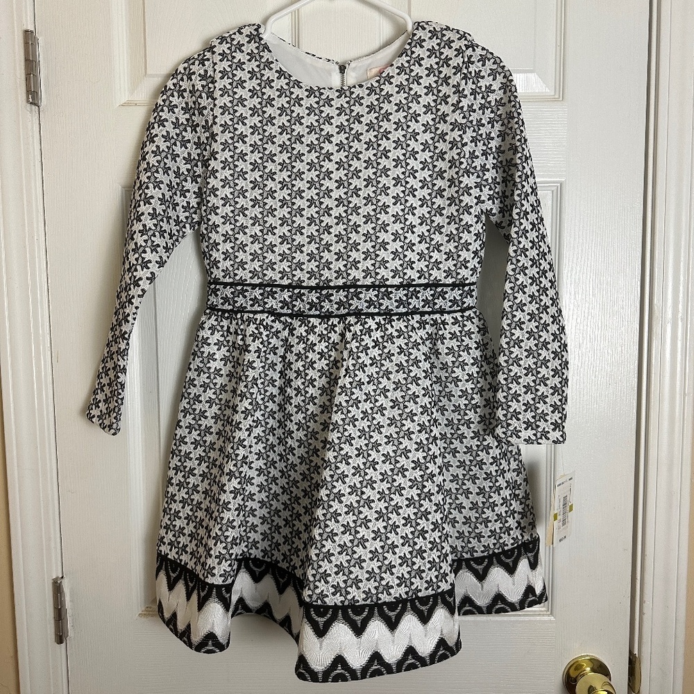! NEW Gianni Bini Girls Black Maje Royan Lace Dress Girls Size 14